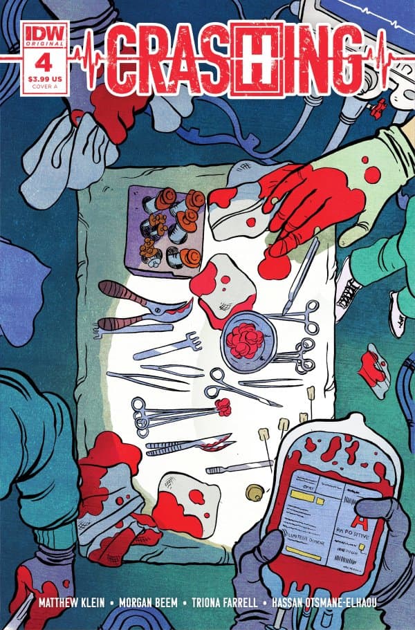 Crashing #4 cover