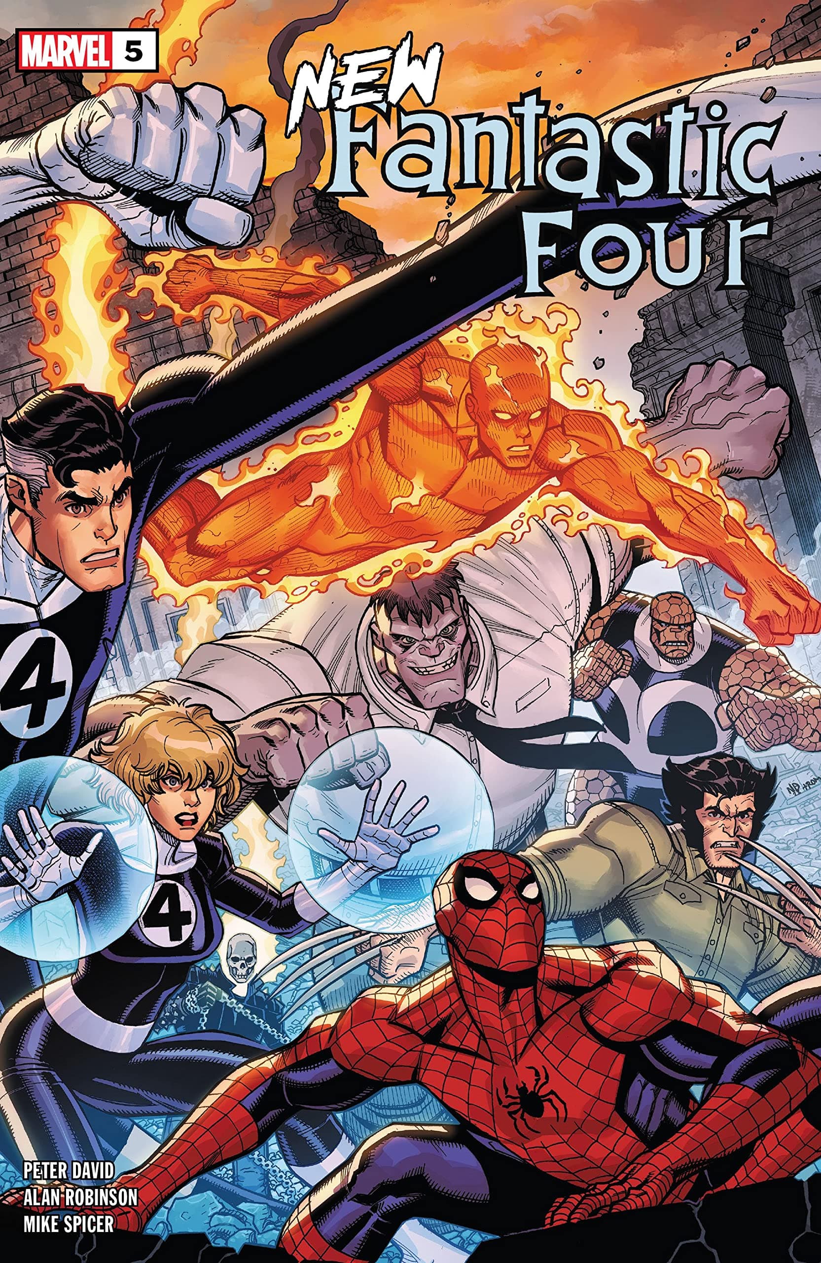 New Fantastic Four  #5 cover