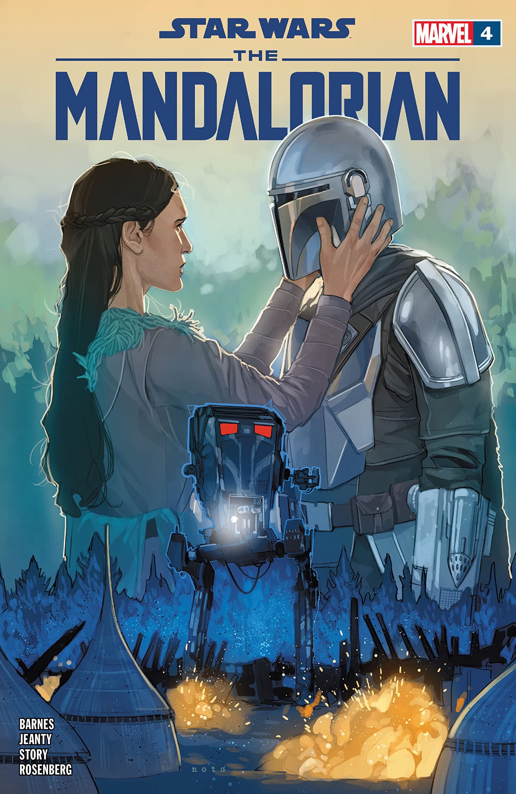 Star Wars: The Mandalorian #4 cover