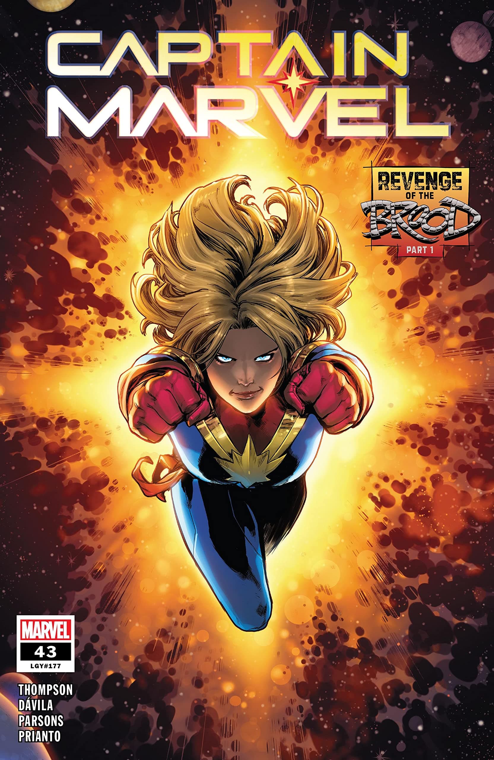 Captain Marvel #43 cover