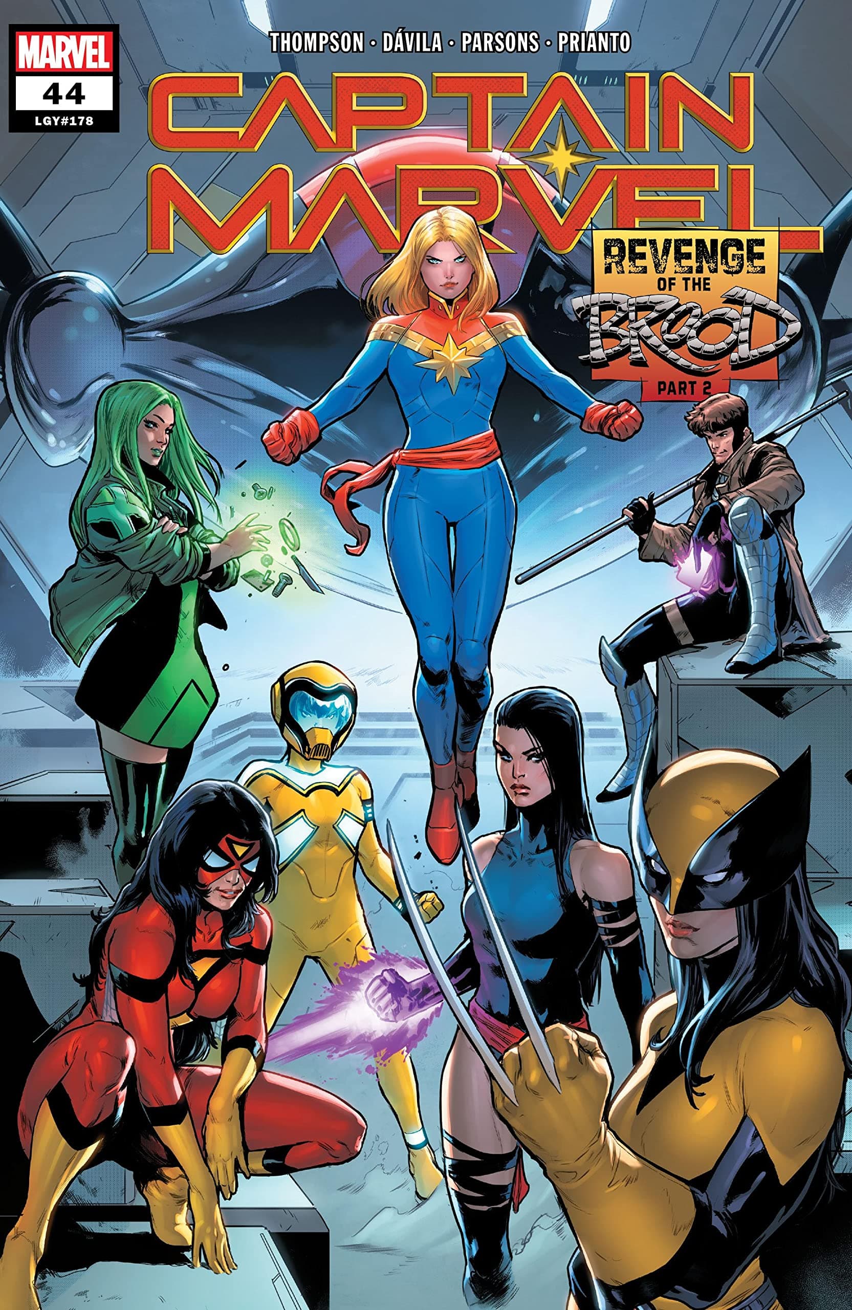 Captain Marvel #44 cover