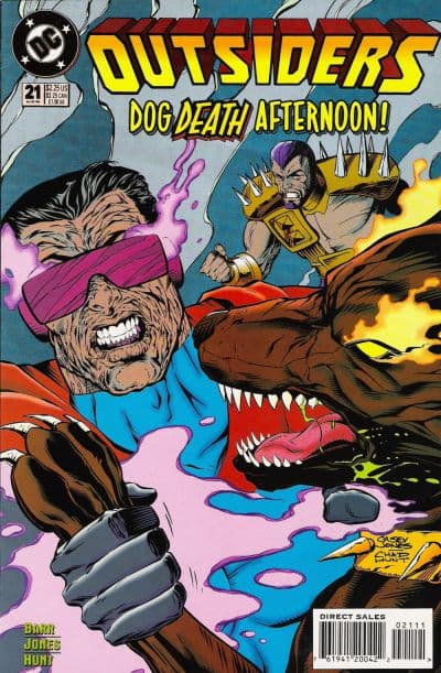 Outsiders #21 cover