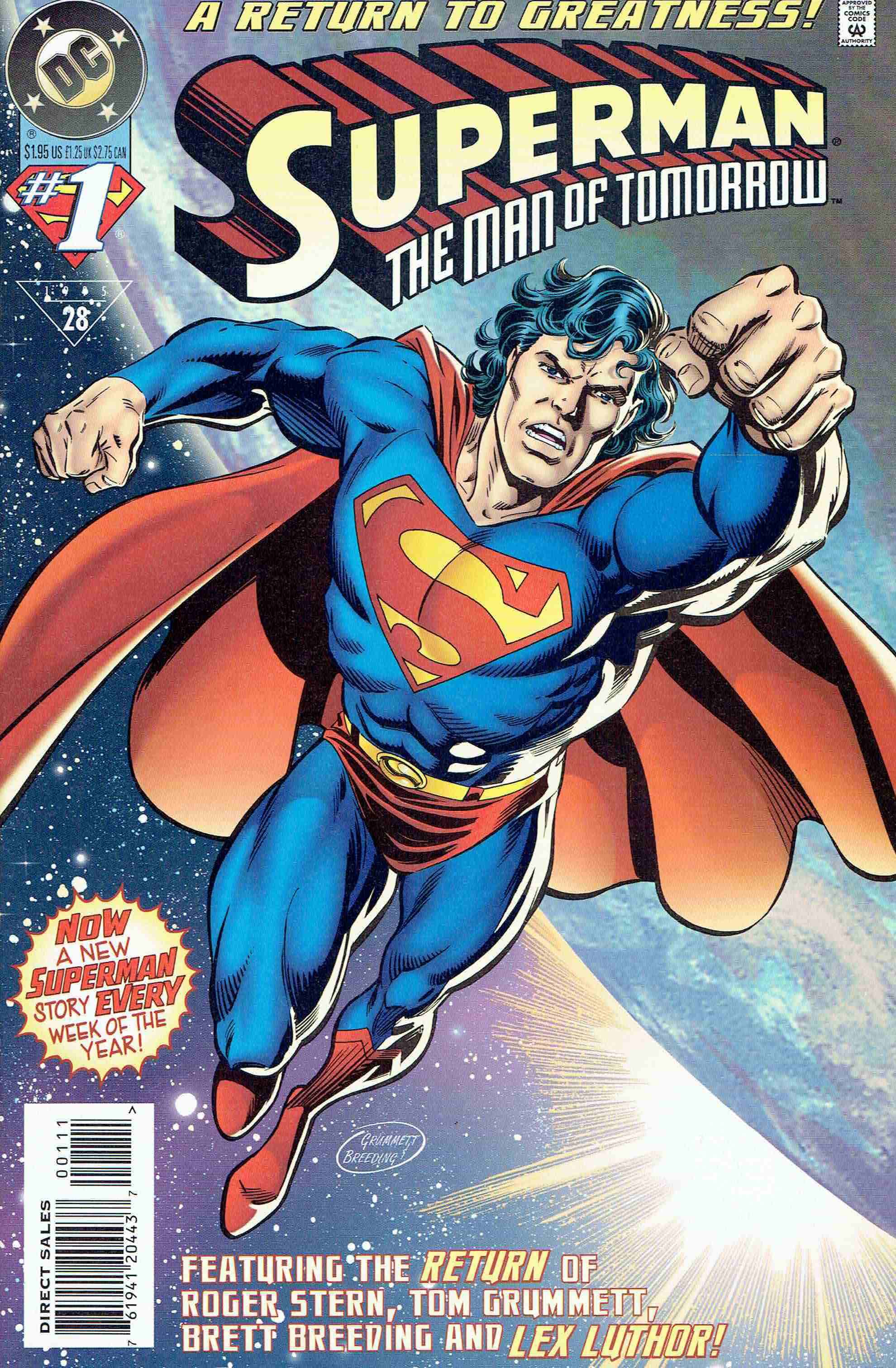 Superman: The Man of Tomorrow #1 cover