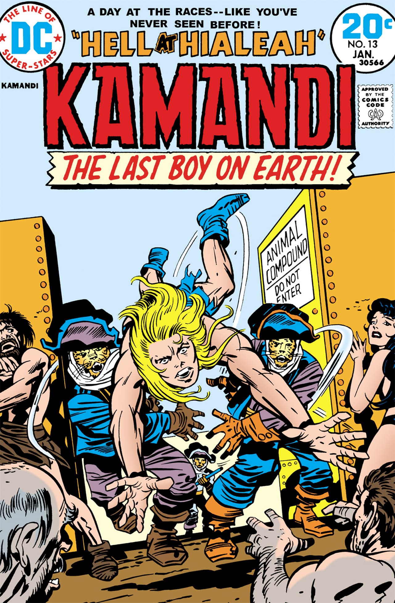 Kamandi, The Last Boy on Earth #13 cover