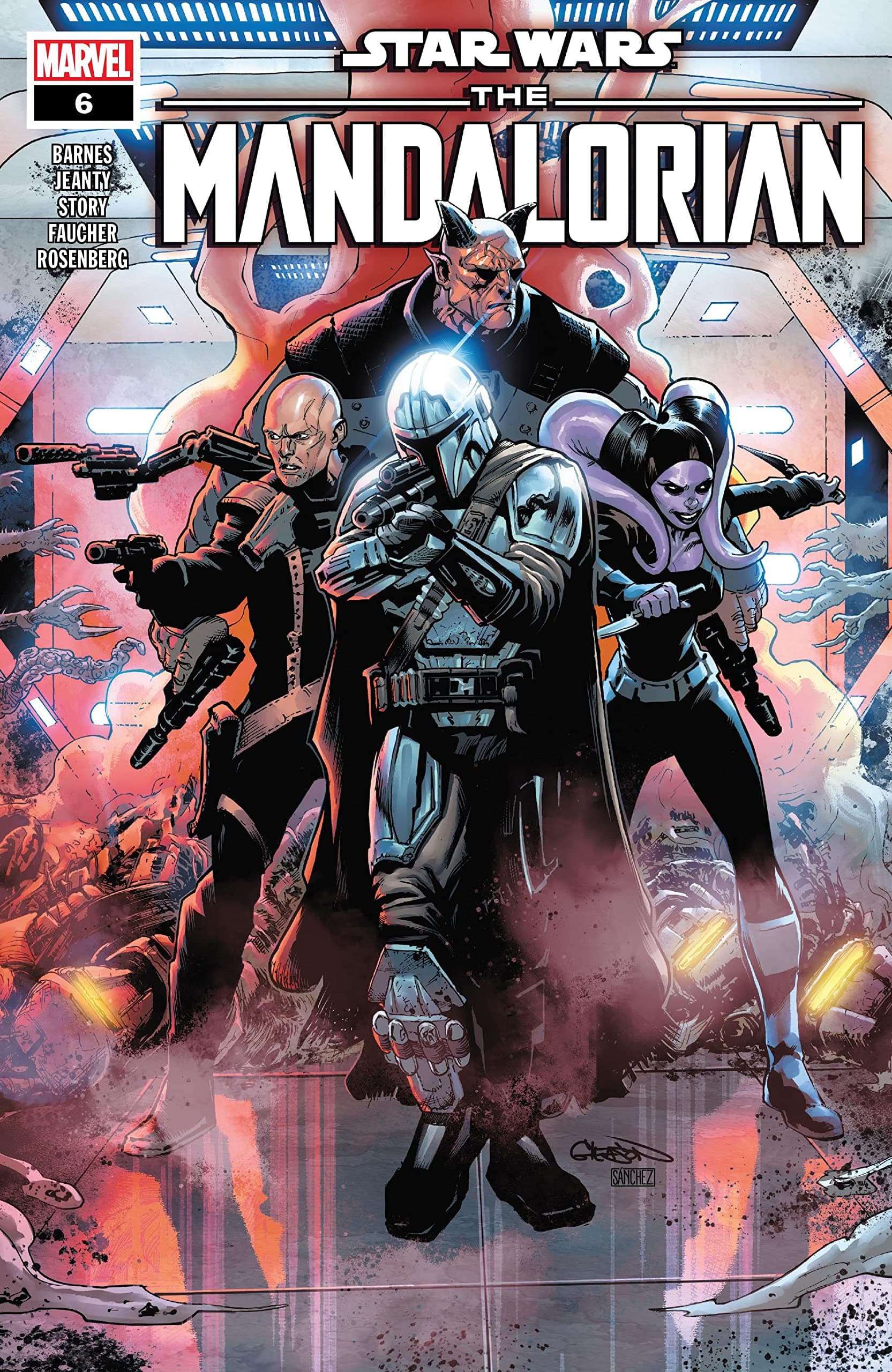 Star Wars: The Mandalorian #6 cover