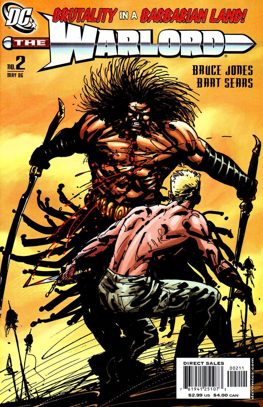 Warlord #2 cover