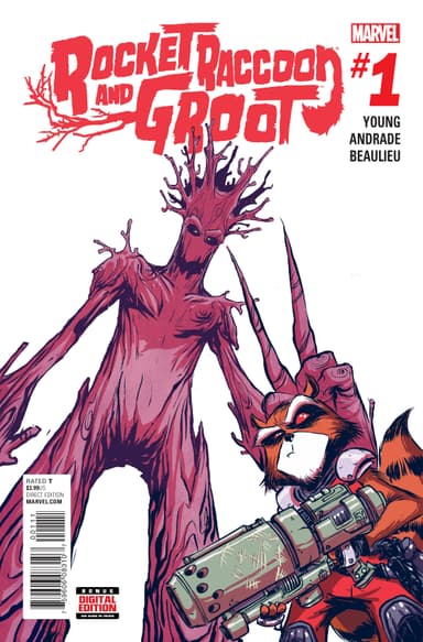 Rocket Raccoon and Groot