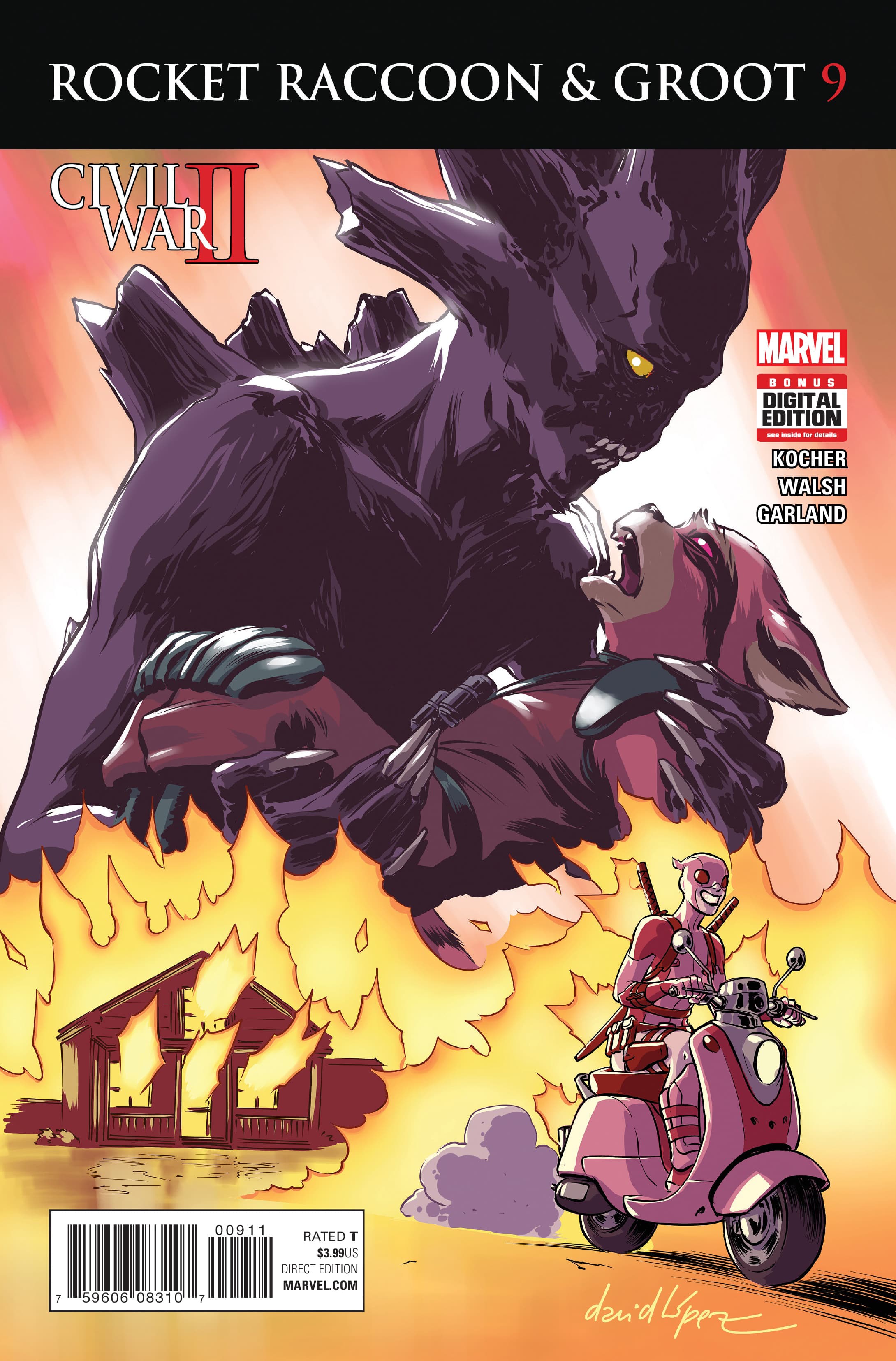 Rocket Raccoon and Groot #9