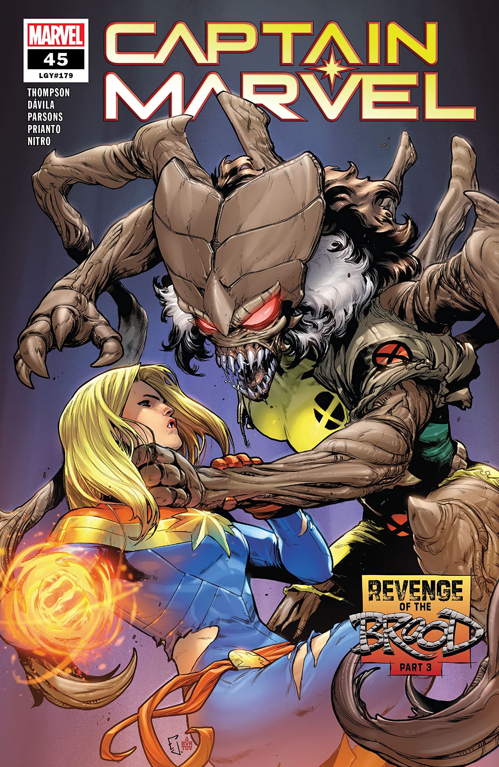Captain Marvel #45 cover