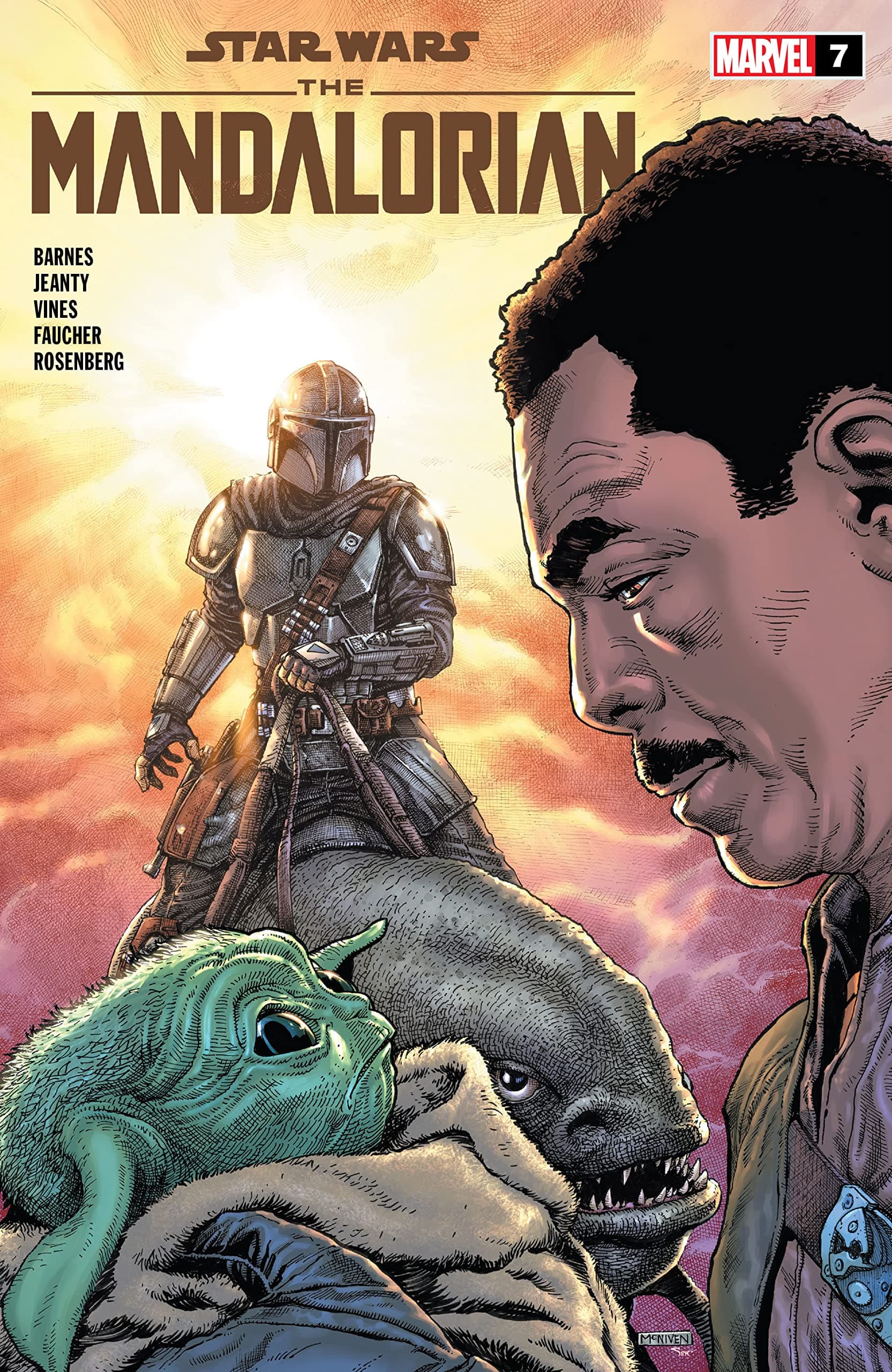 Star Wars: The Mandalorian #7 cover