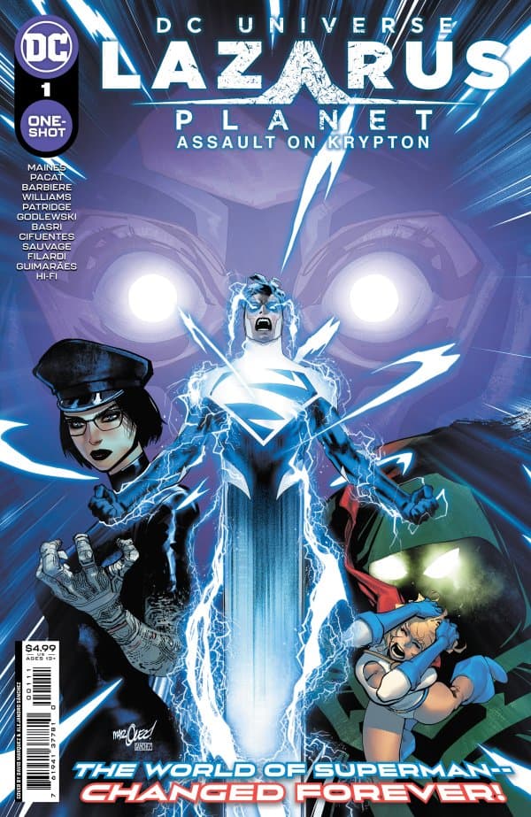 Lazarus Planet: Assault on Krypton cover — © DC Comics