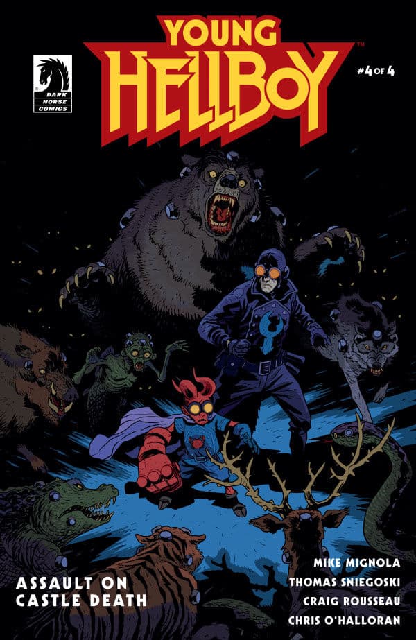 Young Hellboy: Assault on Castle Death #4 cover