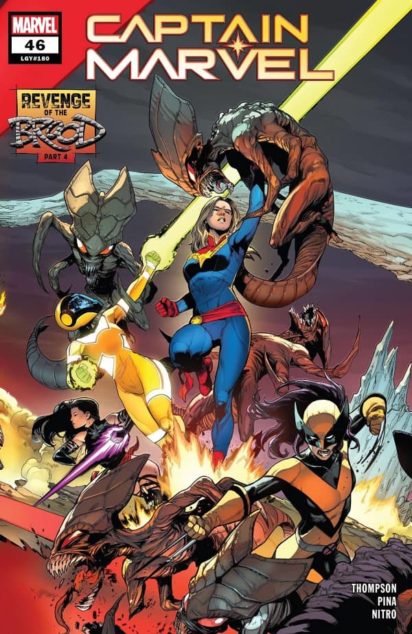 Captain Marvel #46 cover