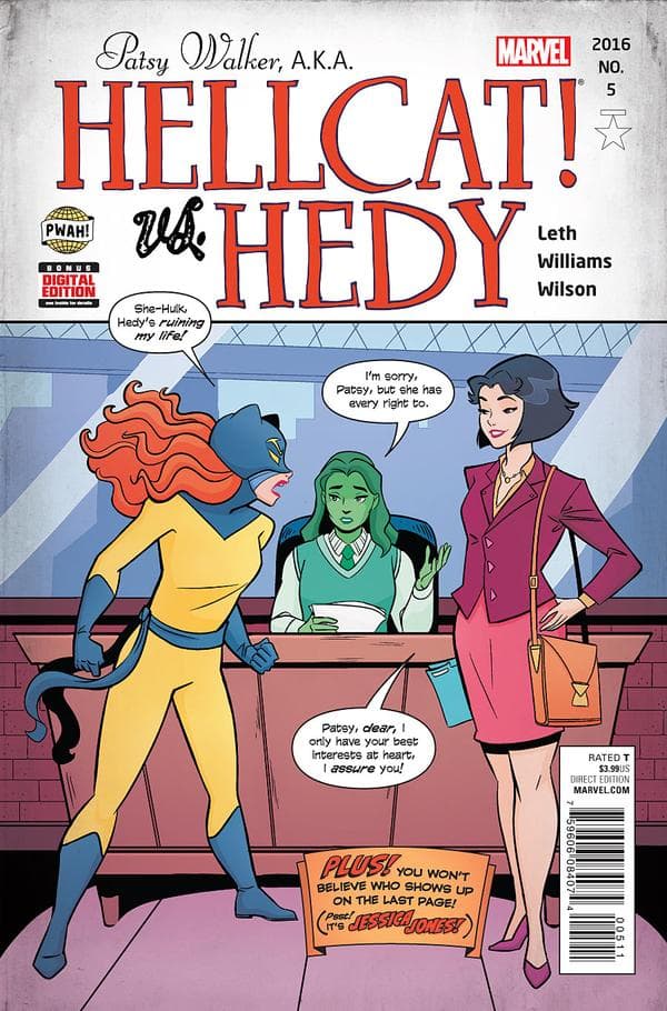 Patsy Walker, A.K.A. Hellcat! #5 cover