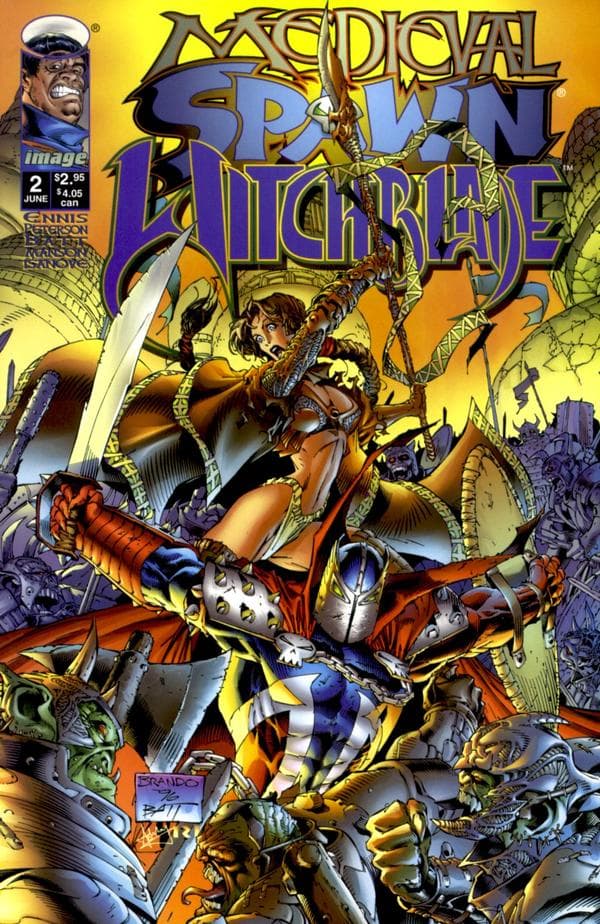 Medieval Spawn / Witchblade #2 cover