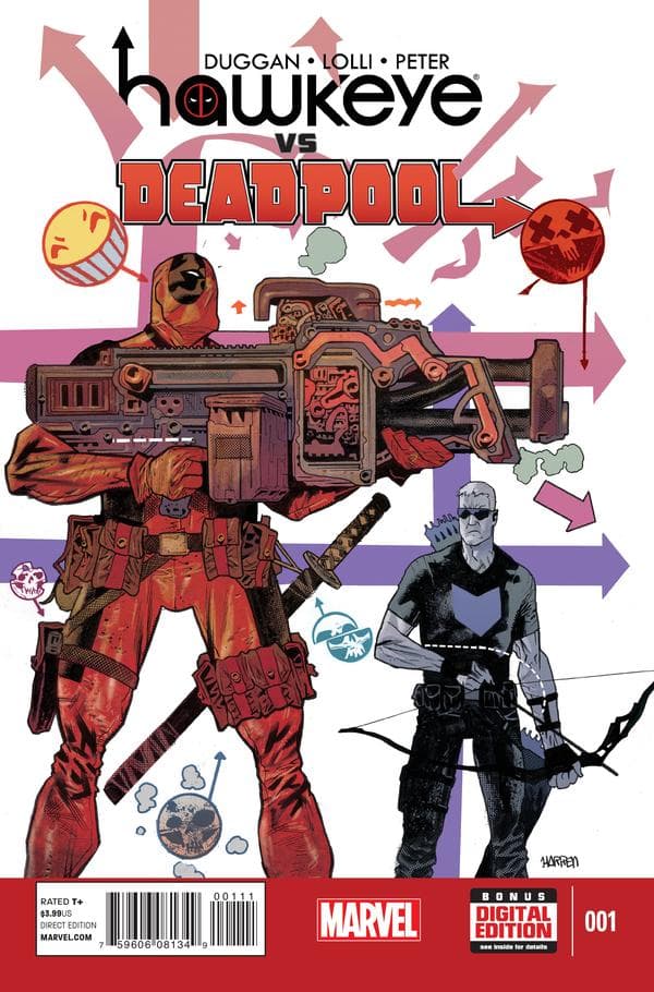 Hawkeye vs. Deadpool #1 cover