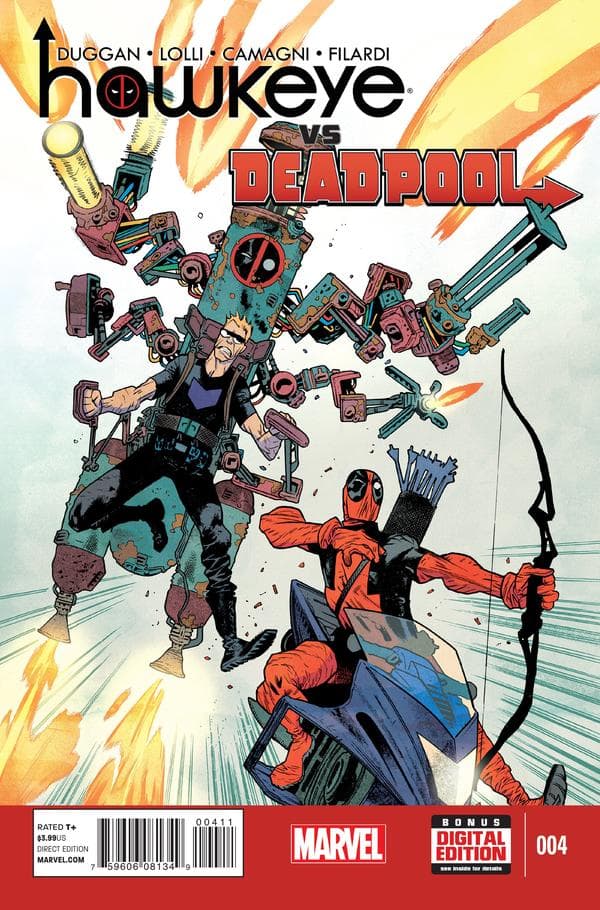 Hawkeye vs. Deadpool #4 cover