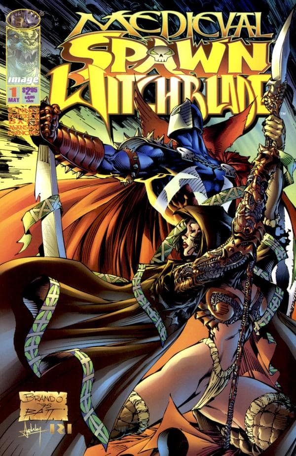 Medieval Spawn / Witchblade #1 cover