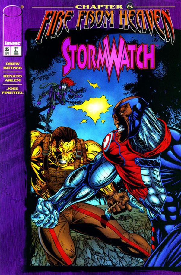 Stormwatch #35 cover