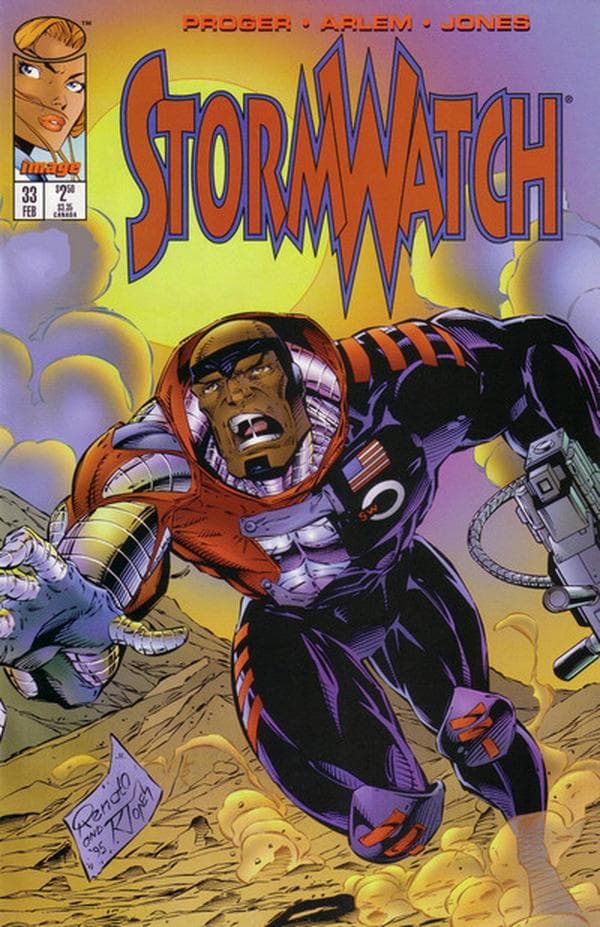 Stormwatch #33 cover