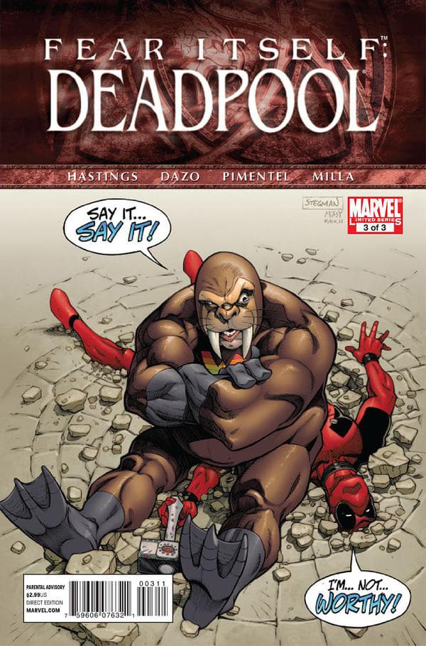 Fear Itself: Deadpool #3 cover