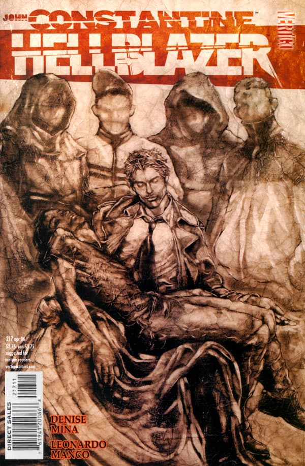Hellblazer #217 cover