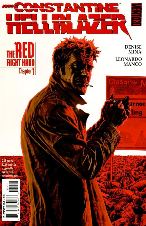 Hellblazer #224 cover