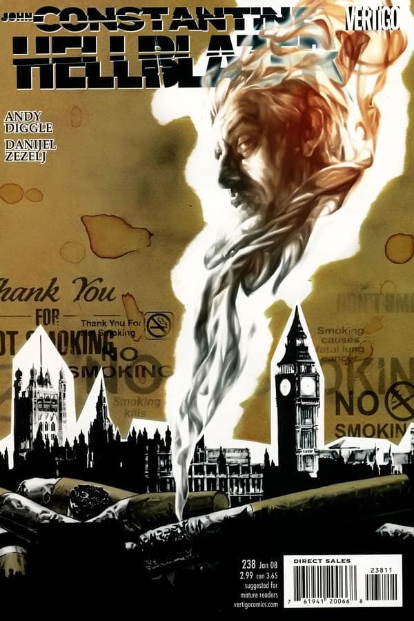 Hellblazer #238 cover