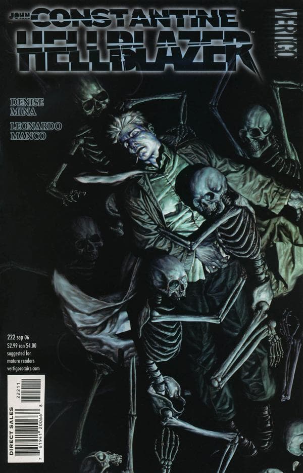 Hellblazer #222 cover