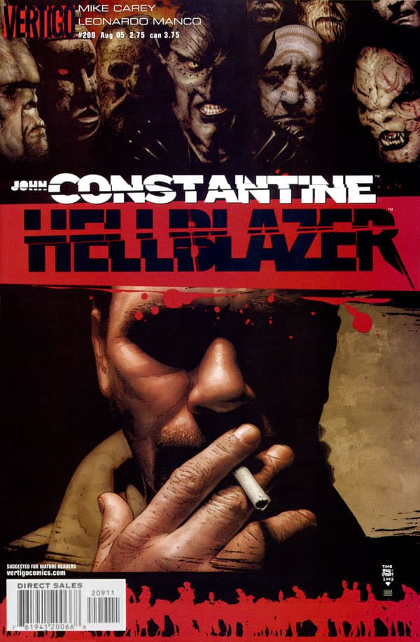 Hellblazer #209 cover