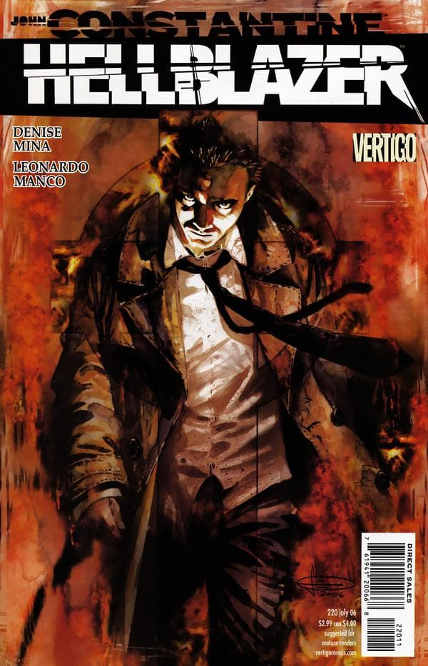Hellblazer #220 cover
