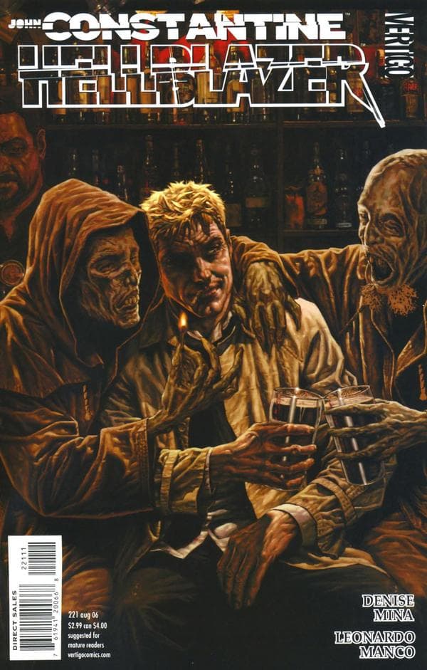 Hellblazer #221 cover