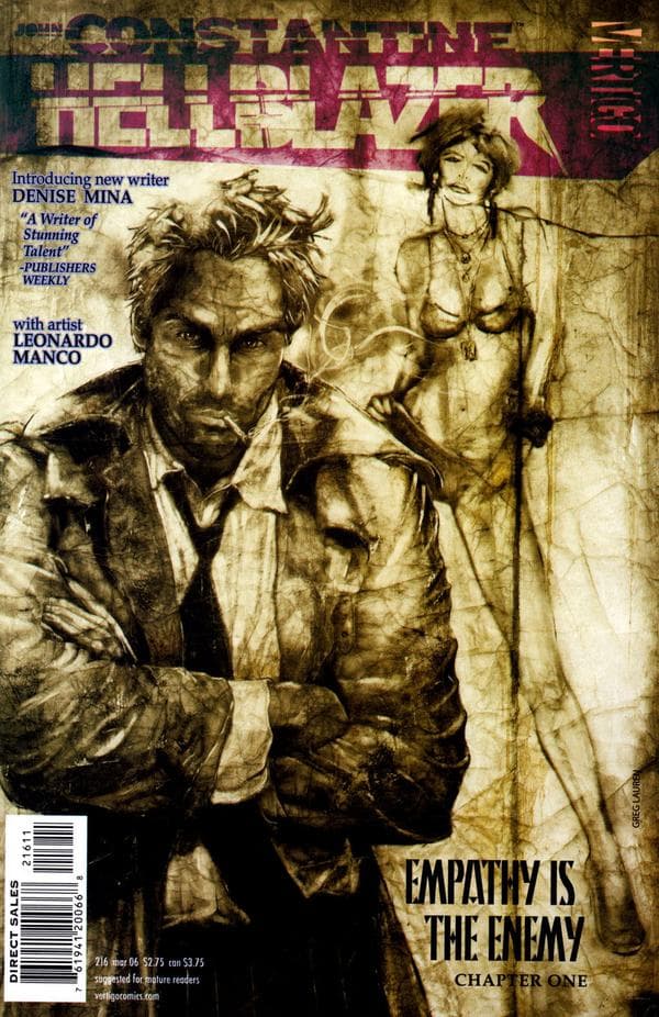 Hellblazer #216 cover