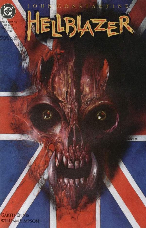 Hellblazer #55 cover