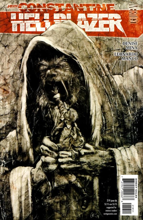 Hellblazer #219 cover