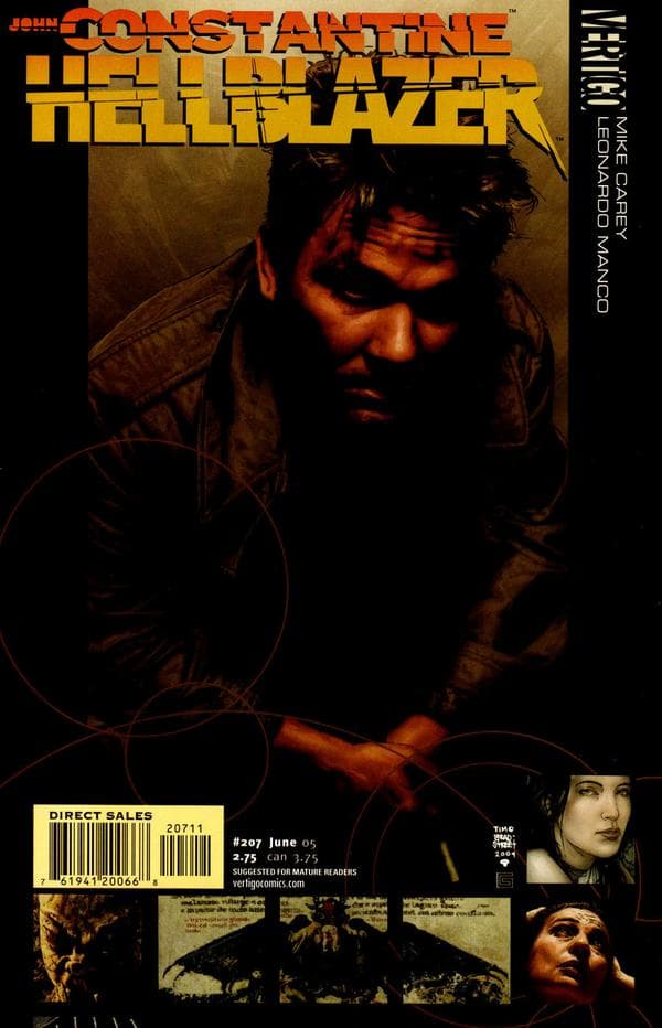 Hellblazer #207 cover