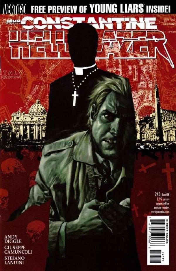 Hellblazer #243 cover