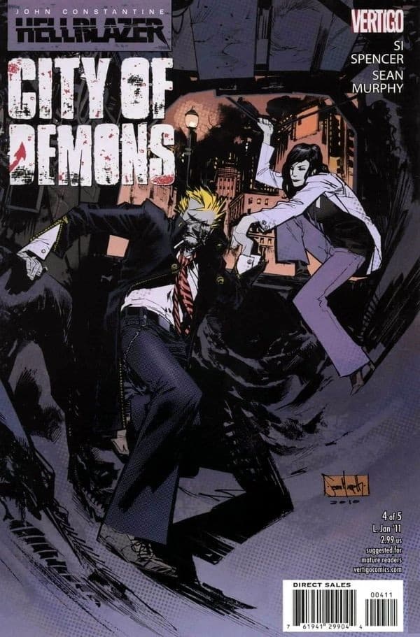 Hellblazer: City of Demons #4 cover