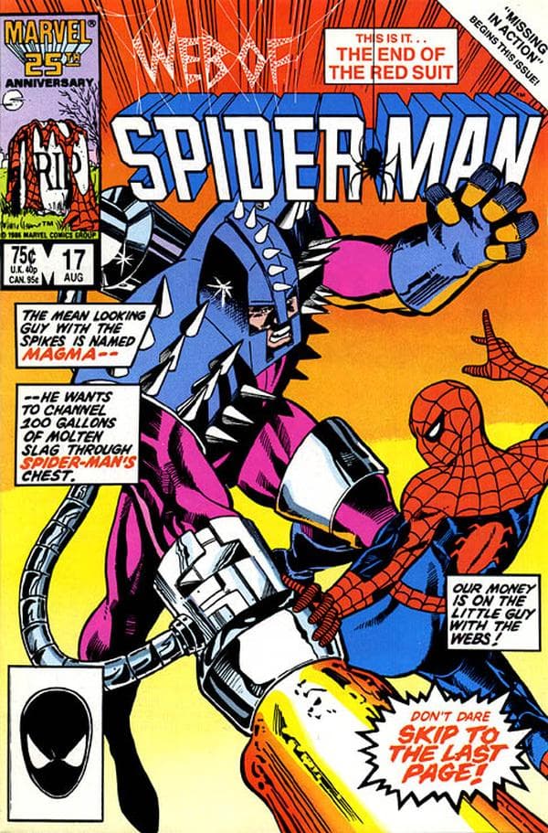Web of Spider-Man #17 cover