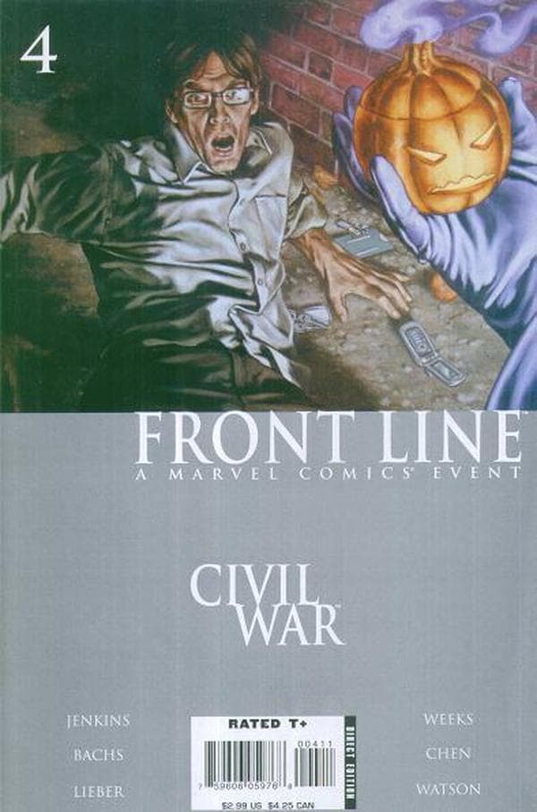 Civil War: Front Line #4 cover