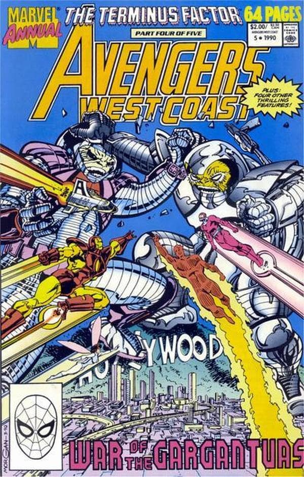 Avengers West Coast Annual #5 cover