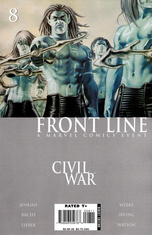 Civil War: Front Line #8 cover
