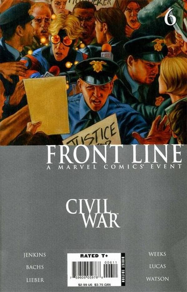Civil War: Front Line #6 cover