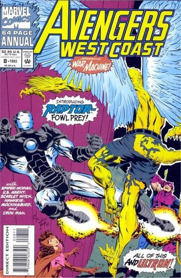Avengers West Coast Annual #8 cover