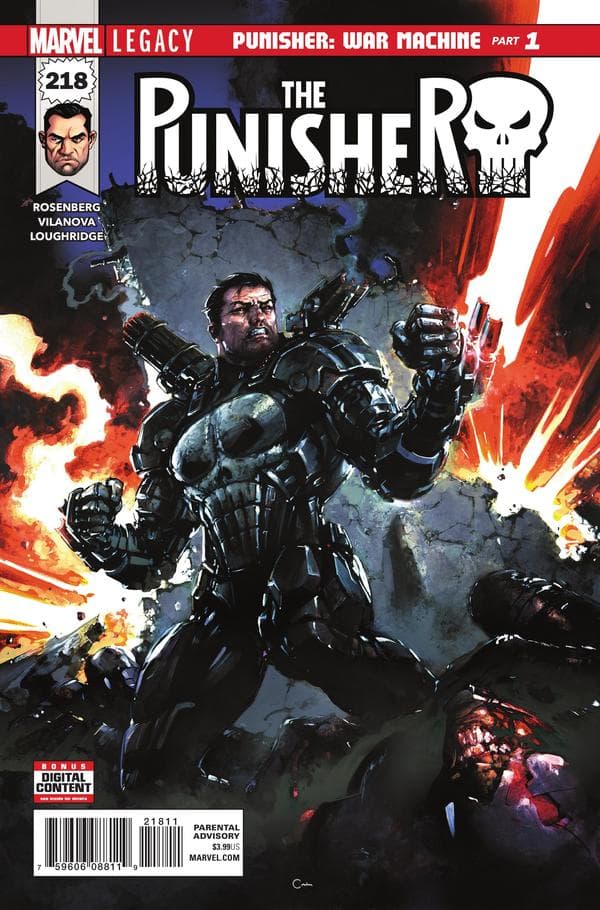 The Punisher #218 cover