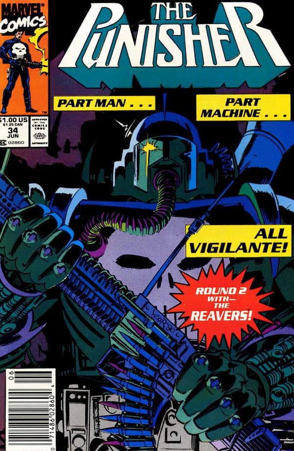 The Punisher #34 cover