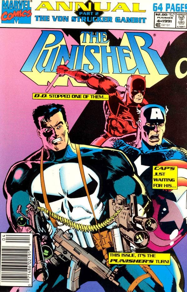 The Punisher Annual #4 cover