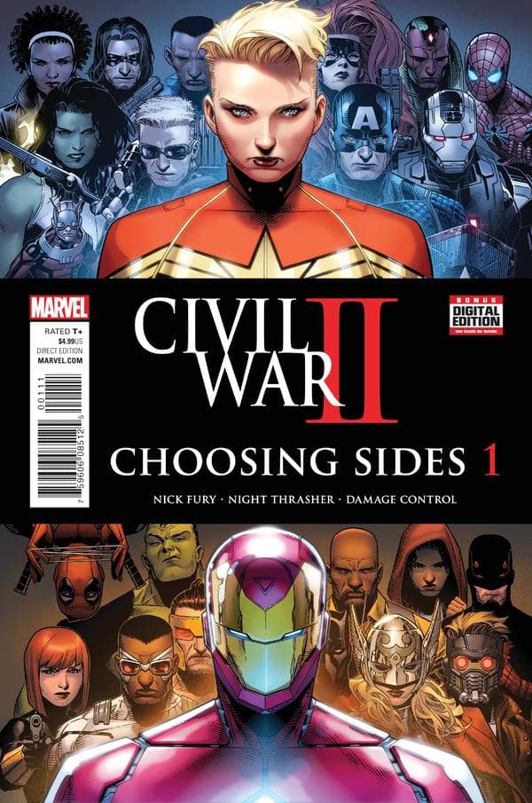 Civil War II: Choosing Sides #1 cover