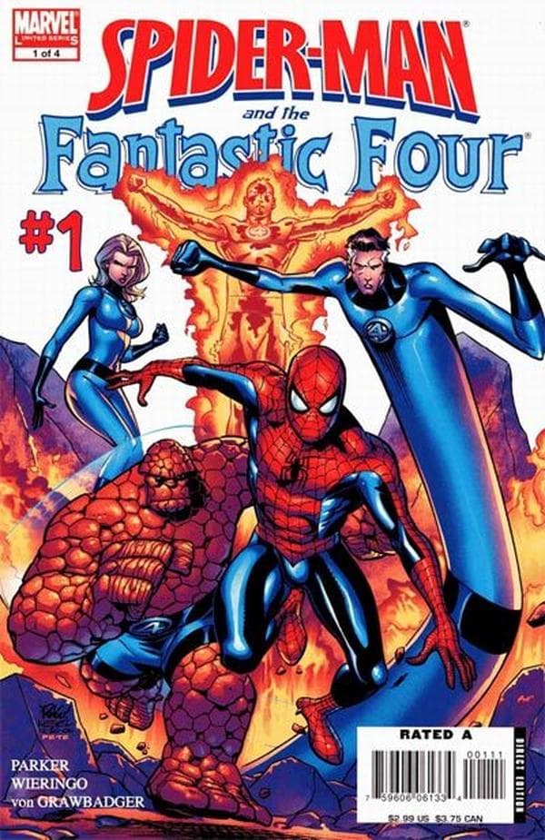 Spider-Man and the Fantastic Four #1 cover
