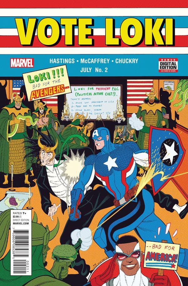 Vote Loki #2 cover